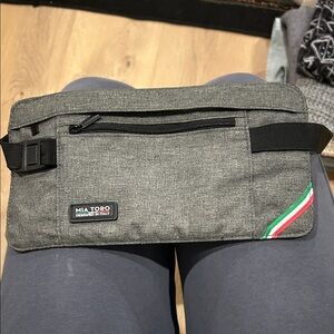 Gray Waist Bag/Fanny Pack